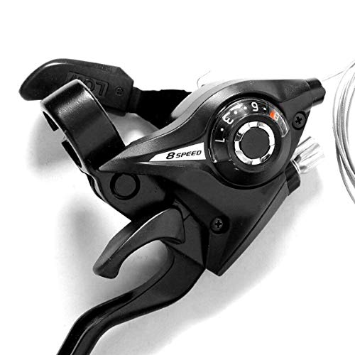 DaMohony Cambio de engranaje de bicicleta de velocidad desviador delantero izquierda/derecha para sistema de control de velocidad Shimano