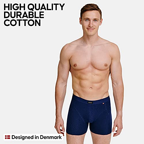 DANISH ENDURANCE Bóxers para Hombres Pack de 3 (Azul Marino, XX-Large)