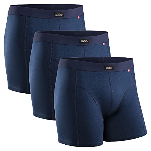 DANISH ENDURANCE Bóxers para Hombres Pack de 3 (Azul Marino, XX-Large)