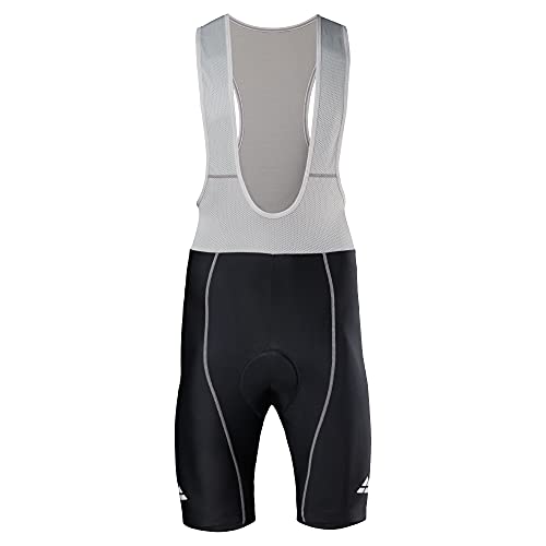 DANISH ENDURANCE Men’s Cycling Bib Shorts M Black/Grey 1-Pack