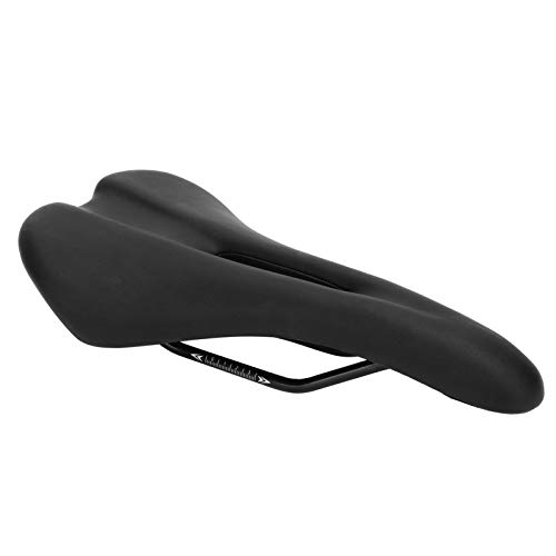 DAUERHAFT Amortiguador de Bicicleta Buen Asiento de Bicicleta de absorción de Impactos, para Bicicleta de Carretera(Black)