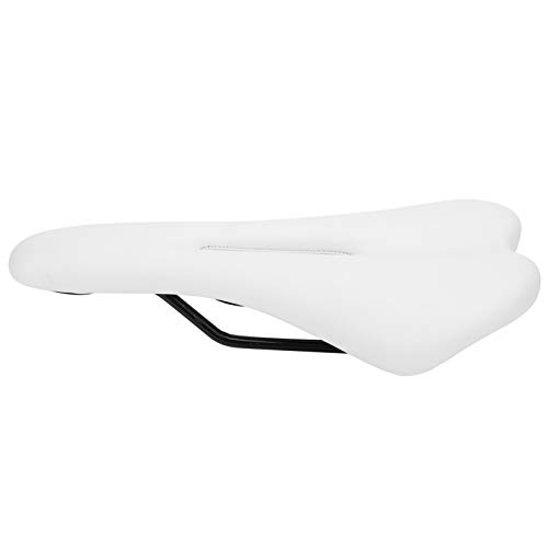 DAUERHAFT Amortiguador de Bicicleta Buen Asiento de Bicicleta de absorción de Impactos, para Bicicleta de Carretera(White)