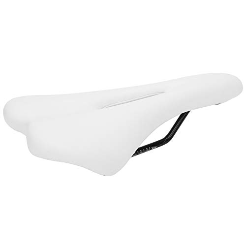 DAUERHAFT Amortiguador de Bicicleta Buen Asiento de Bicicleta de absorción de Impactos, para Bicicleta de Carretera(White)