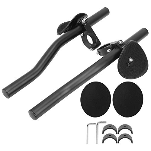 DAUERHAFT Apoyabrazos Ajustables Juego de manillares para Bicicletas Ciclismo Bicicleta TT Barras de Alta Resistencia, para Bicicletas de Carretera, Bicicletas de montaña, triatlones, Bicicletas de