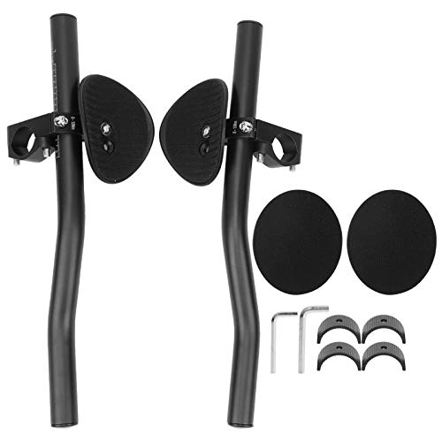 DAUERHAFT Apoyabrazos Ajustables Juego de manillares para Bicicletas Ciclismo Bicicleta TT Barras de Alta Resistencia, para Bicicletas de Carretera, Bicicletas de montaña, triatlones, Bicicletas de