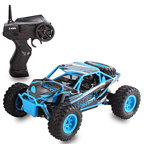 deAO HB Toys RC Coche de Carreras Rally 4x4 Control Remoto 2.4GHz Vehiculo Todo Terreno de Alta Velocidad