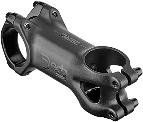 Deda Elementi Zero2 Stem/Attacco, 80 mm, Polish on Black (POB), Alloy 2014, 83 °, MY19 potences Unisex, Negro