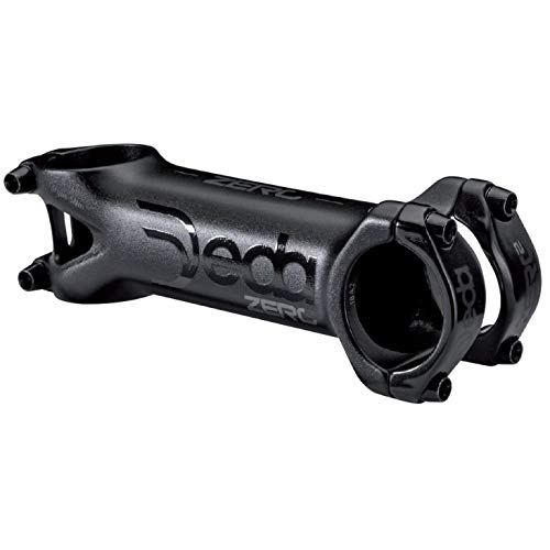 Deda Elementi Zero2 Stem/Attacco, 90 mm, Polish on Black (POB), Alloy 2014, 83 °, MY19 potences Unisex, Negro