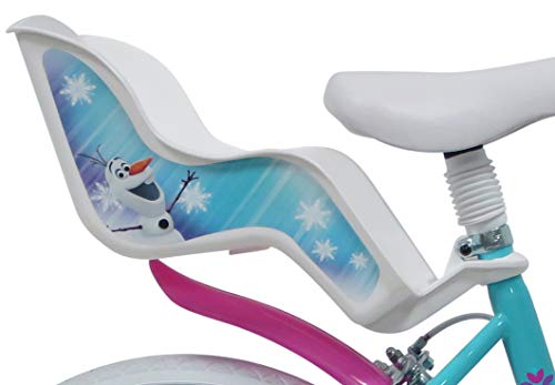 Denver Bike Frozen - Bicicleta (16", Vertical, Ciudad, Acero, Blanco/ Rosa 40,6 cm (16")