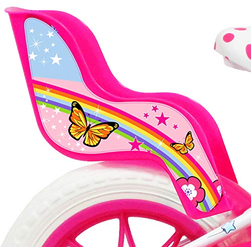 Denver Unicorn Bicicleta, Niños, Blanco-Rosa, 12" (30,5 cm)