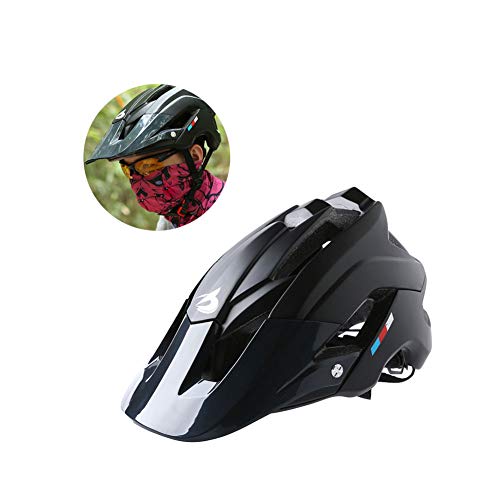 Deporte Headwear De Bicicletas De MontañA Casco Ultraligero Cap Casco Casco De Seguridad Transpirable Al Aire Libre Ajustable De La Bicicleta MTB para Deportes Al Aire Libre TamañO Negro