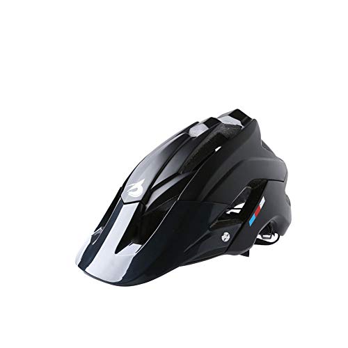 Deporte Headwear De Bicicletas De MontañA Casco Ultraligero Cap Casco Casco De Seguridad Transpirable Al Aire Libre Ajustable De La Bicicleta MTB para Deportes Al Aire Libre TamañO Negro