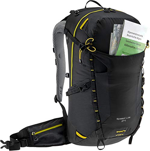 Deuter Speed Lite 24 Mochila de Senderismo, Unisex, Black, 24 L