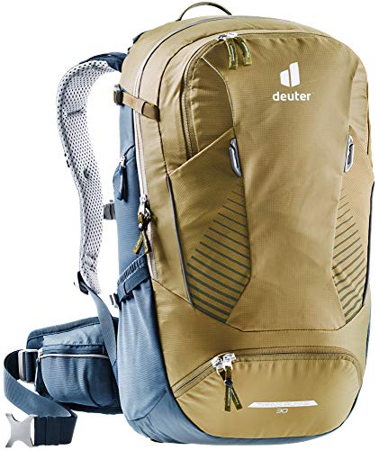 deuter Trans Alpine 30 Mochila de Ciclismo, Unisex, Clay-Marine, 30 L