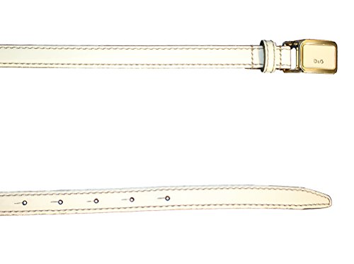 D&G - Cinturón - para mujer Blanco crema 95 cm