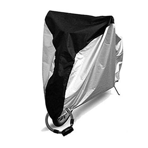 DHTOMC Bicicletas Exterior Funda,Resistente Al Desgarro Portátil Funda para Bicicleta con 2 Orificios De Bloqueo para Bicis De Montaña 180 * 60 * 90cm