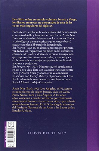 Diarios amorosos: Incesto (1932-1934) / Fuego (1934-1937): 322 (Libros del Tiempo)