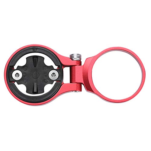 Dioche Soporte para Computadora de Bicicleta, Soporte de Aluminio para Ciclismo de Aleación de Bicicleta, Odómetro de Extensión, Soporte para Computadora(para Garmin-Rojo)