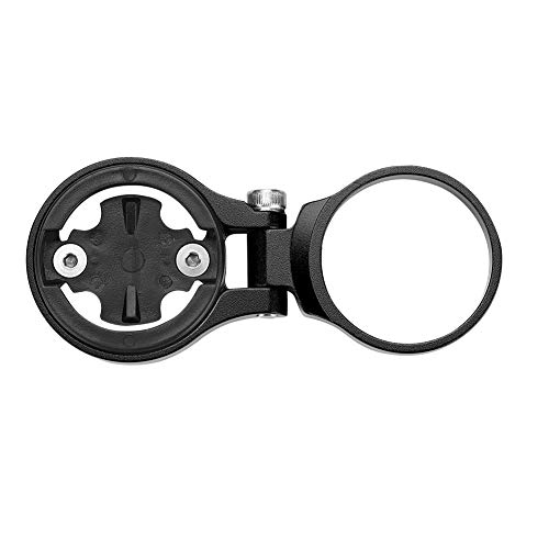 Dioche Soporte para Computadora de Bicicleta, Soporte de Aluminio para Ciclismo de Aleación de Bicicleta, Odómetro de Extensión, Soporte para Computadora(para Garmin-Negro-)