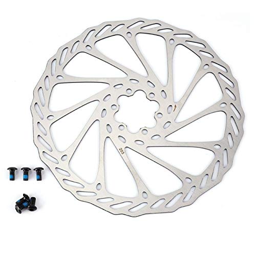 Disco de freno, Accesorio de ciclismo, 203 mm/8"6 pernos Bicicleta de montaña Pastilla de freno de disco de bicicleta Accesorio de ciclismo, con disco de freno y tornillos