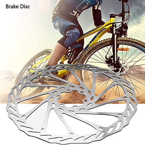 Discos de freno de bicicleta Rotor de freno de disco Bicicleta de montaña Disco de freno de acero inoxidable Pastilla de freno de bicicleta Pieza de frenado(203mm)