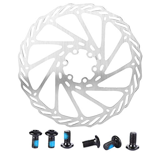 Discos de freno de bicicleta Rotor de freno de disco Bicicleta de montaña Disco de freno de acero inoxidable Pastilla de freno de bicicleta Pieza de frenado(203mm)