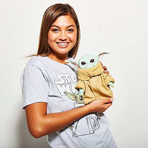 Disney Store: Peluche de Grogu, The Mandalorian, Star Wars, 25 cm, Peluche con la túnica clásica y rasgos faciales Bordados, Adecuado para Todas Las Edades