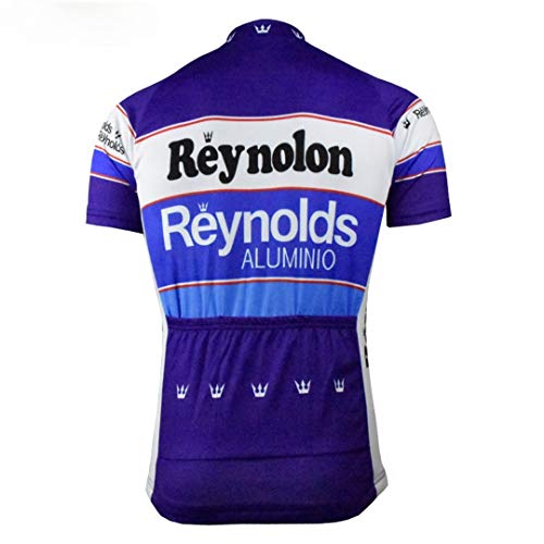 Divertido Ciclismo Jersey Hombres Ciclismo Jersey Francia España Bicicleta Retro Azul Ropa Ciclismo Ropa Racing Ropa Ciclismo Braetan, 10, L