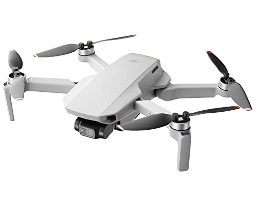 DJI Mini 2 Ultraligero y Plegable Drone Quadcopter, 3 Ejes Gimbal con Cámara 4K, Foto 12MP, 31 Minutos de Vuelo, OcuSync 2.0 HD Transmisión de Vídeo, Sin Tarjeta, Sin Care Refresh