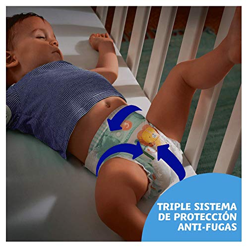 Dodot Pañales Bebé-Seco Talla 5 (11-16 kg), 174 Pañales con Protección Antifugas, Pack Mensual