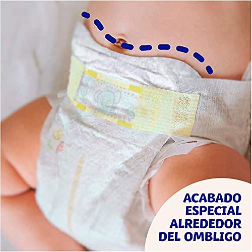 Dodot Pañales Bebé Sensitive Talla 1 (2-5 kg), 276 Pañales, Óptima Protección de la Piel de Dodot, Pack Mensual