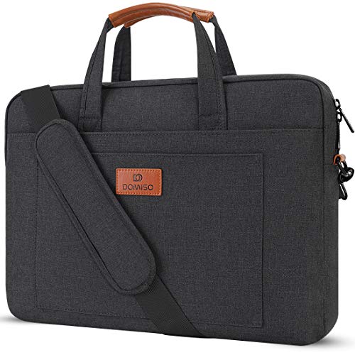 DOMISO 17 "Bolsa de hombro resistente al agua Bolsa de mensajero para portátiles de 17.3 "/ 17.3" Dell Inspiron/MSI GS73VR Stealth Pro/Lenovo IdeaPad/HP Envy/LG Gram/ASUS ROG