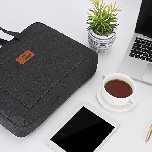 DOMISO 17 "Bolsa de hombro resistente al agua Bolsa de mensajero para portátiles de 17.3 "/ 17.3" Dell Inspiron/MSI GS73VR Stealth Pro/Lenovo IdeaPad/HP Envy/LG Gram/ASUS ROG