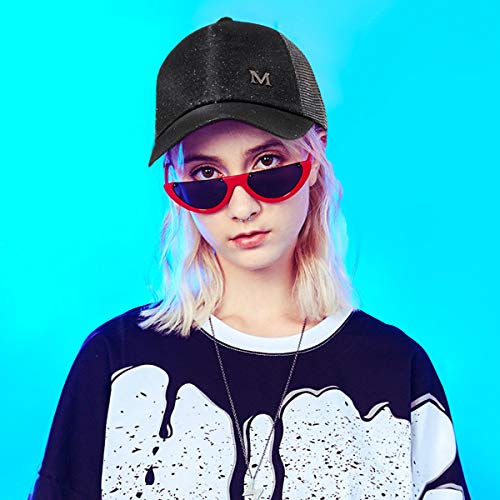 DORRISO Unisex Gorras de Béisbol Visera Gorra Viajar Alpinista Deporte Bicicleta Gorras de Mujer Hombre Negro