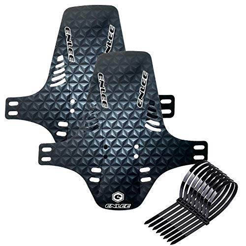 Dream HorseX Guardabarros de Bicicleta de montaña, 2 Guardabarros de Bicicleta Delantero y Trasero para MTB 26"27,5" 29"Pulgadas Fat Bike MTB Tie