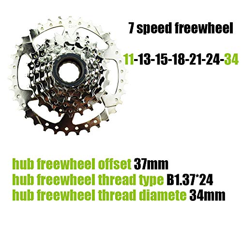 Drift Maniac DNP E-Bike Freewheel 7 velocidades 11-28 Dientes EPOCH