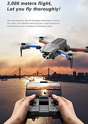 Dron con cámara 6K para Adultos, Dron GPS con Video en Vivo WiFi, Retorno automático a casa, retención de altitud, Ruta de Vuelo Personalizada, Volteretas 3D, Retorno de una tecla y Ajuste de velocid