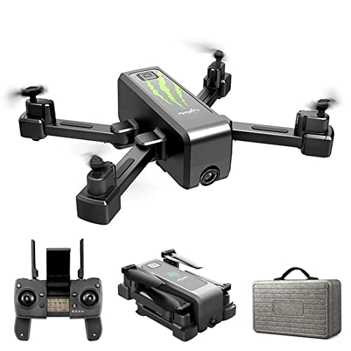 Dron GPS 5G con cámara 4K HD, cuadricóptero portátil Plegable con Retorno automático a casa, Ruta de Vuelo Personalizada, sígueme, Amplio Rango de Control, Drones para Adultos, niños y Principiantes