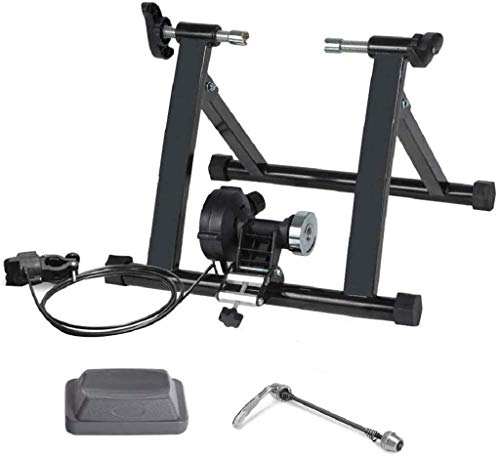 DSHUJC Entrenador Turbo Magnético, Entrenador de Bicicleta Interior Variable/Plegable Niveles Variables Entrenador Turbo de Resistencia Magnética, para Bicicletas o Rueda, 20~22 pulga