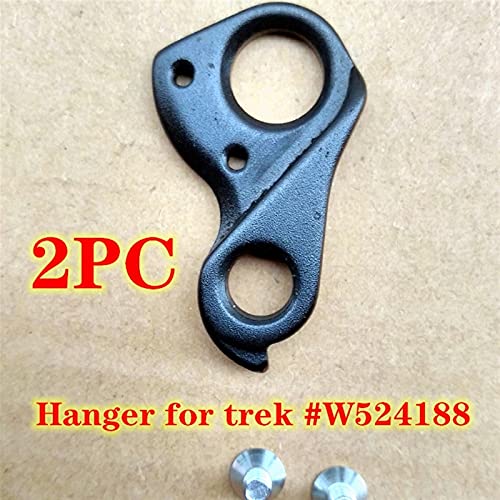 Duradera Percha de desviador de Bicicletas de 2pc para Trek # W524188 Madone SL Dto EMIGRAR Emonda ESTABLO Doma de Disco ESTABLO Disco 2018-2019 Mech Abandonar Fáciles de reemplazar (Color : Black)