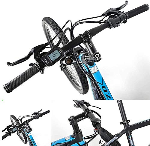 D&XQX Bicicleta eléctrica Montaña (26-29 Pulgadas), con Gran Capacidad extraíble de Iones de Litio (36V 250W), Bicicleta eléctrica 24 Speed ​​Gear y Modos de Trabajo de Tres,Azul,27.5 * 17in