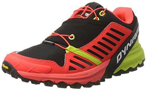 Dynafit Alpine Pro W, Zapatillas de Running para Asfalto Mujer, Multicolor (Black/Lime Punch), 36.5 EU