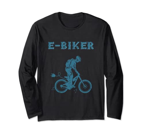 E-Biker Ebike Bicicleta eléctrica Ciclista Ciclismo Regalo Manga Larga