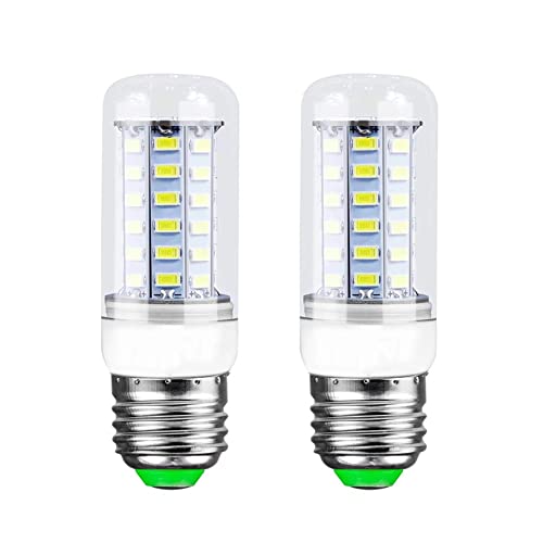 E27 LED Bombilla,E27 LED maíz bombilla,5W equivalente a 60W,Blanco Cálido 3000K,400 lumen,No regulable,Pack de 2 Unidades