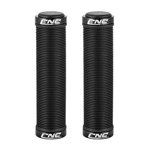 EASTERN POWER 1 Par Puños Bicicleta Montaña, Manillar Puños Bicicleta BMX, Antideslizante Caucho Puños MTB con Doble Bloqueo, Puños Bicicleta Carretera y Bici Plegable, Negro