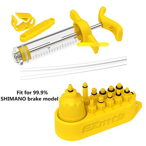 EASTERN POWER Kit Sangrado Frenos para Shimano Deore SLX/XT/XTR Freno Disco, Kit Frenos Hidráulicos Bicicletas, Kit Purgado Herramientas Bici, Profesional