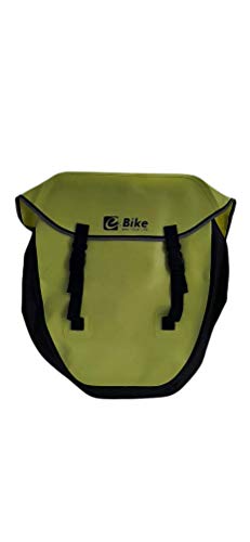 EBike K31829 Mochila Deportiva, Bolsa Portaequipajes para Bicicleta, Ciclista - Color amarillo- 48x41x13 cm