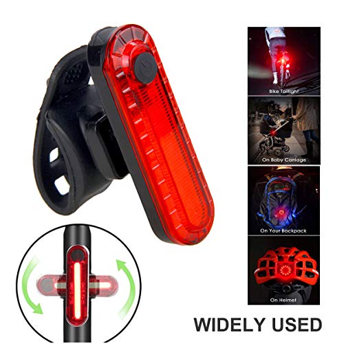 EBUYFIRE Luz Bicicleta LED Recargable USB, 3000 Lumens 5200 mAh Potente Luces Bicicleta Delantera y Trasera, 3 Modos, IPX5 Impermeable Luces Seguridad para Ciclismo de Montaña y Carretera