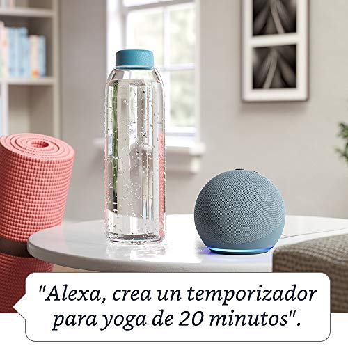 Echo Dot (4.ª generación) | Altavoz inteligente con Alexa | Azul grisáceo