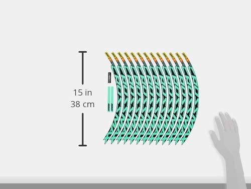 Ecoshirt Pegatinas Stickers Llanta Rim Mavic Crossmax SL Pro 26" 27,5" Am50 MTB Downhill, Menta 27.5"